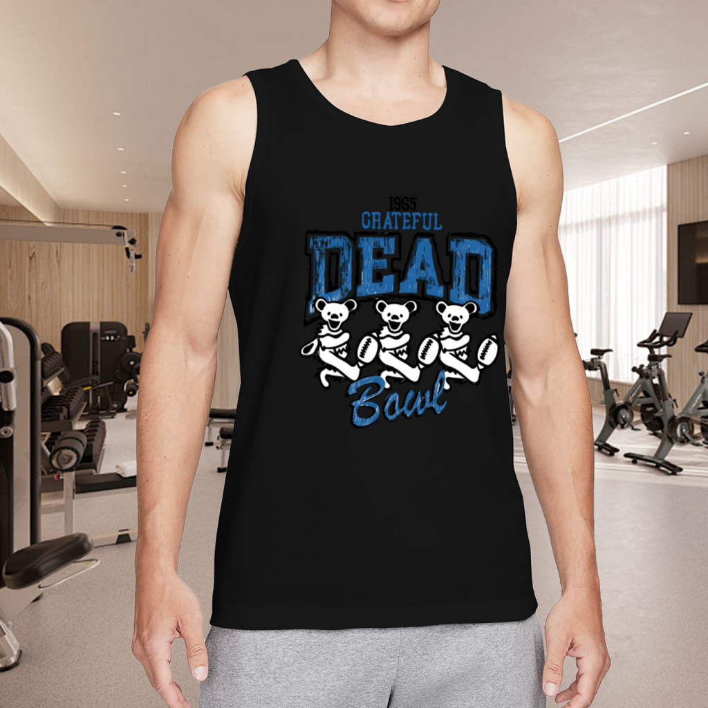 Grateful Dead Bear Football graphic tank top product image