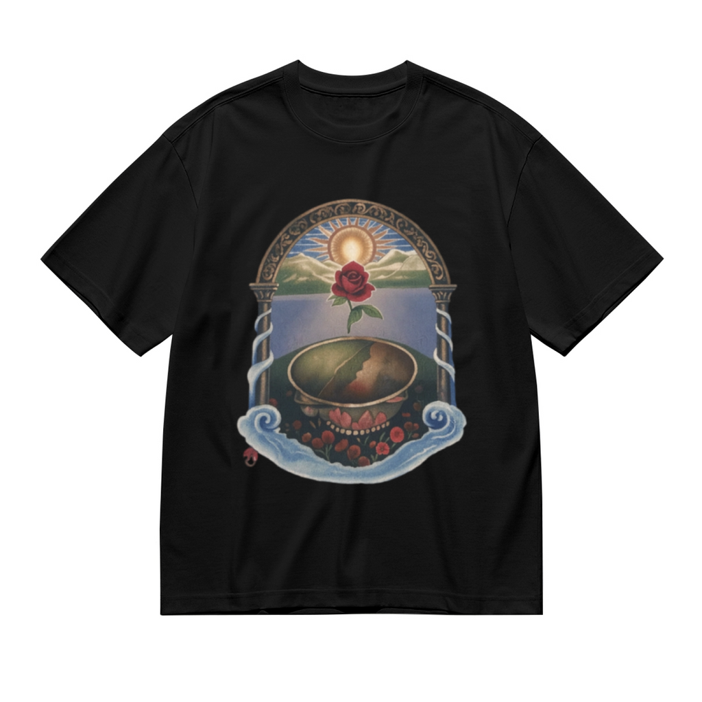 Grateful Dead Rose Garden Tie Dye graphic T-shirt product image