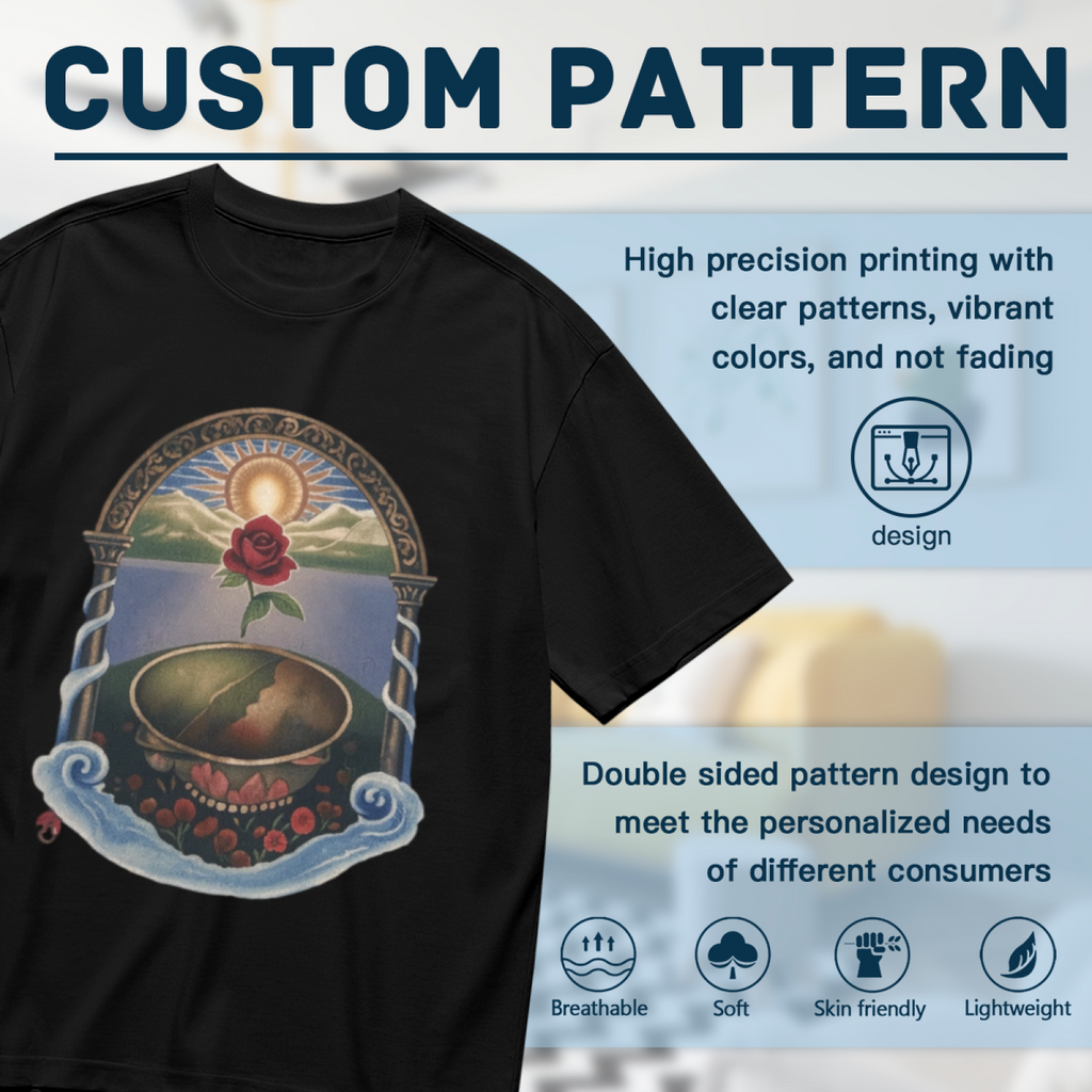 Grateful Dead Rose Garden Tie Dye graphic T-shirt product image