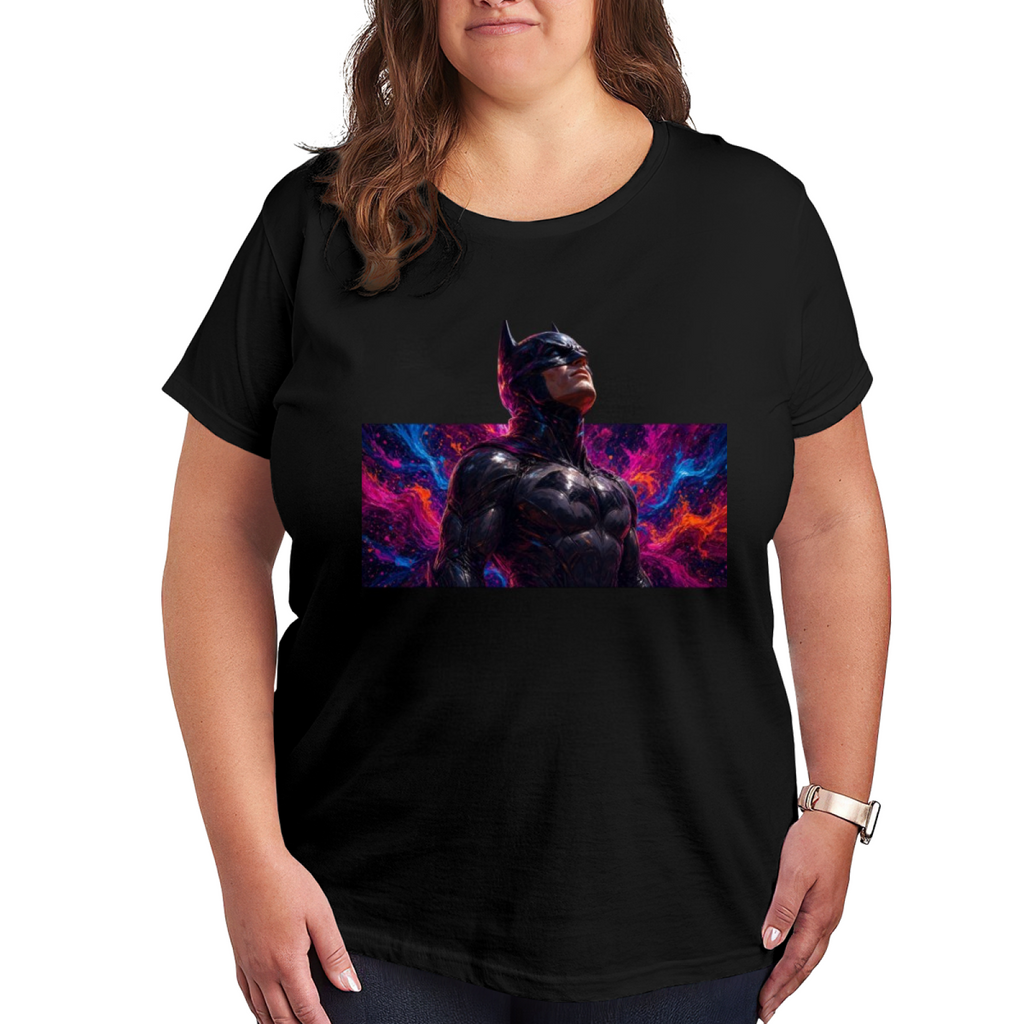 Neon Cowl Portrait Women's T-Shirt for City Nights