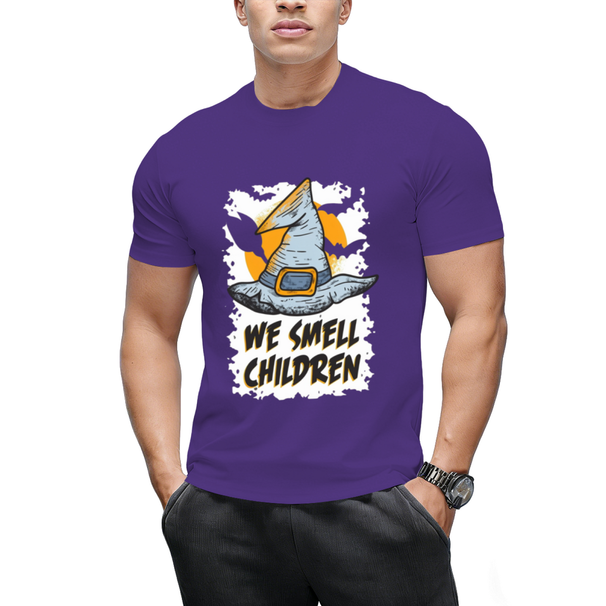 We Smell Children Graphic T-Shirt