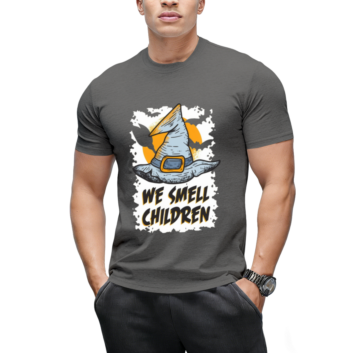 We Smell Children Graphic T-Shirt