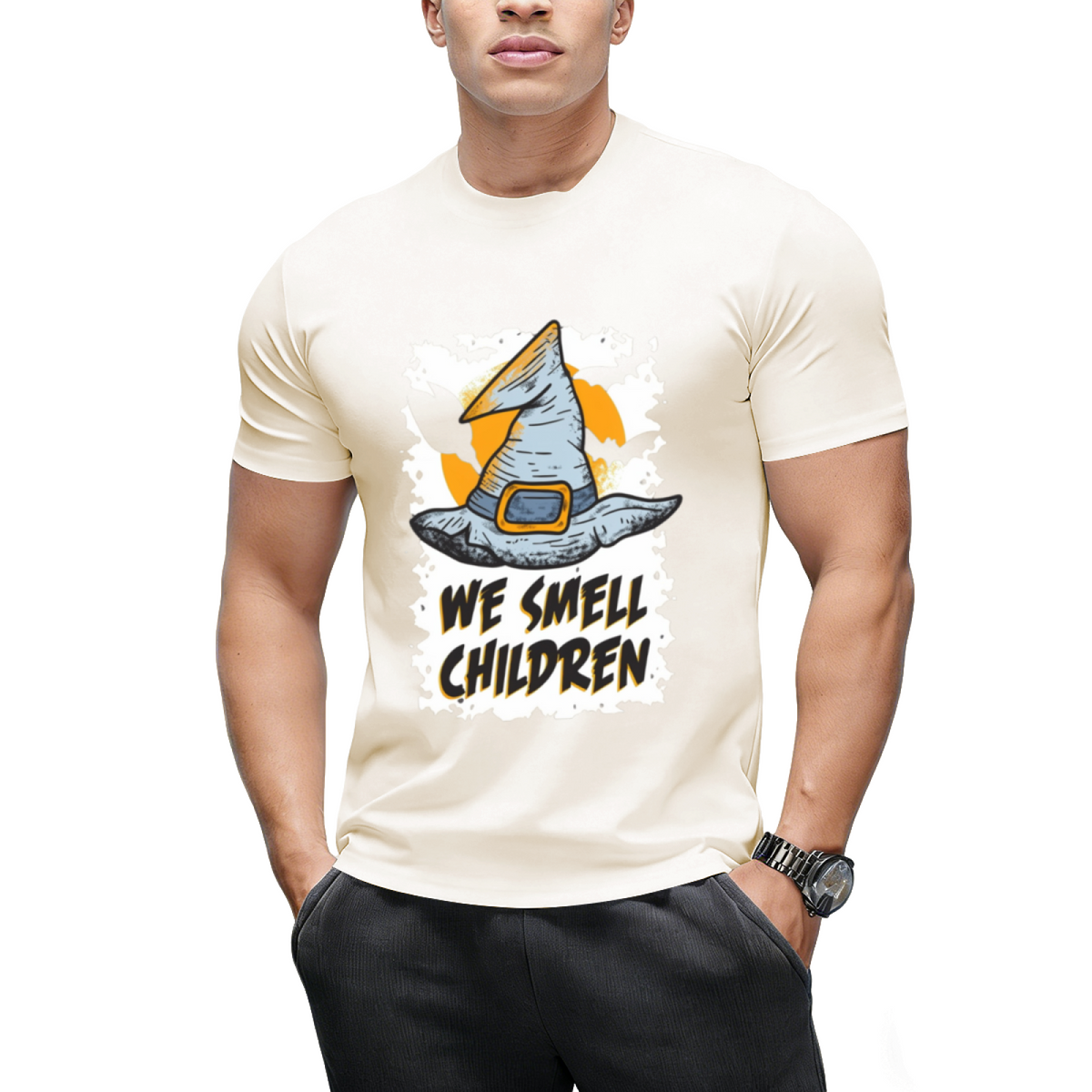 We Smell Children Graphic T-Shirt
