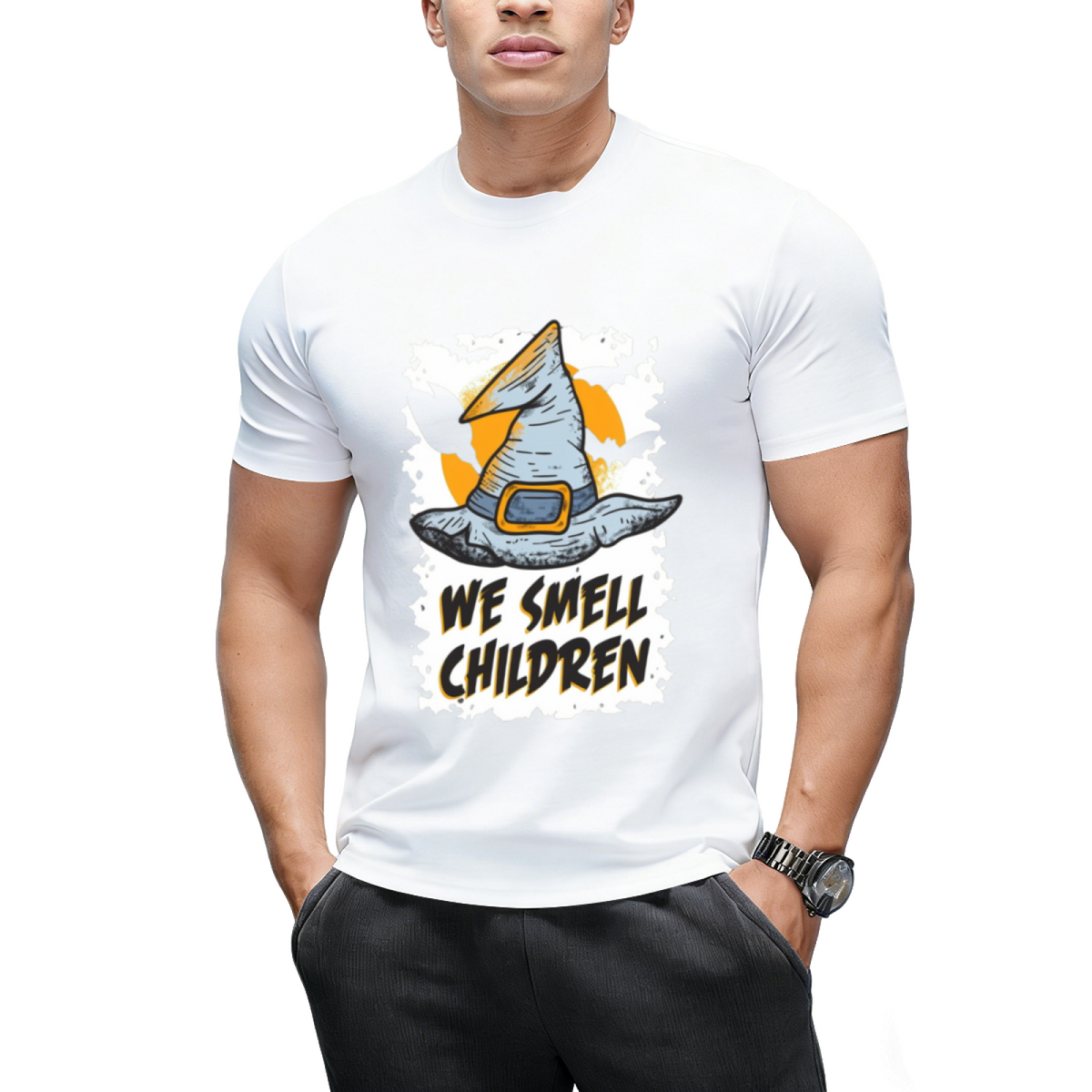 We Smell Children Graphic T-Shirt