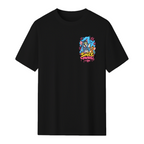 Cute Tom and Jerry Peeking Behind Cheese Doodle Art T-Shirt