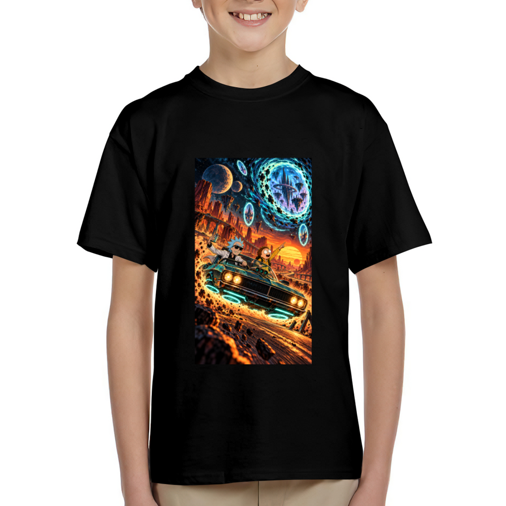 Portal Road Trip Kid's T-Shirt for Summer Travel