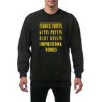 Artwork preview for Nirvana Corporate Rock Quote Crewneck Sweatshirt