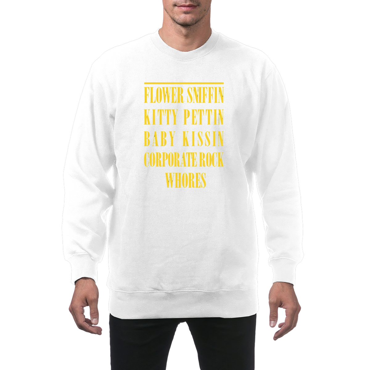 Nirvana Crewneck Sweatshirt – Corporate Rock Lyrics