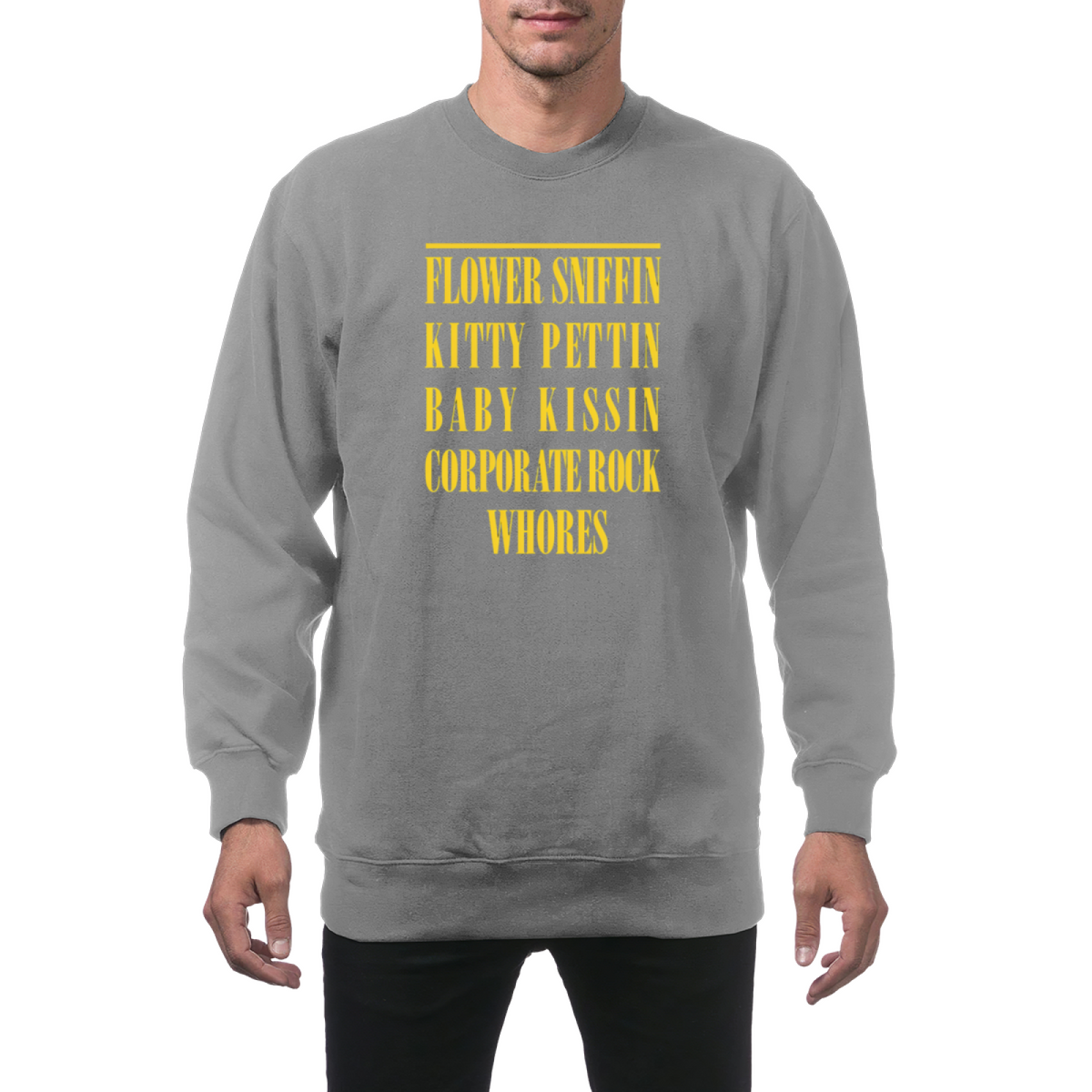 Nirvana Crewneck Sweatshirt – Corporate Rock Lyrics