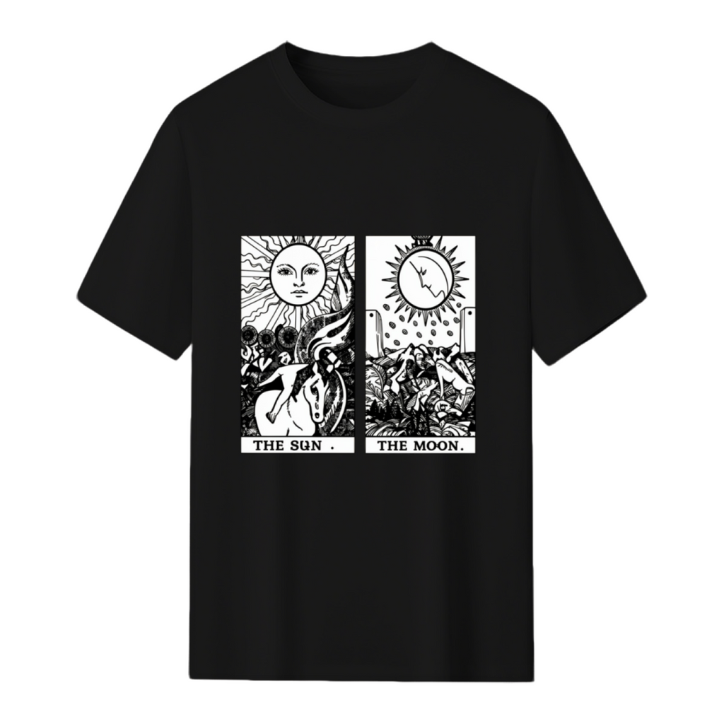 Sun Moon Tarot Graphic T-Shirt