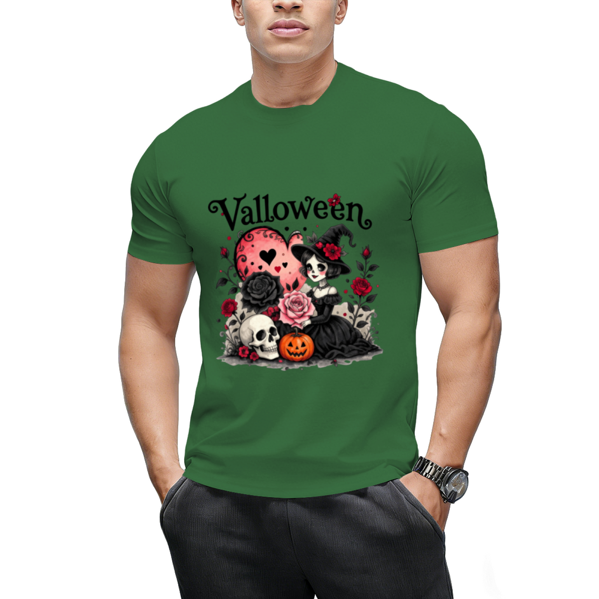 Valloween Dark Romance Graphic T-Shirt