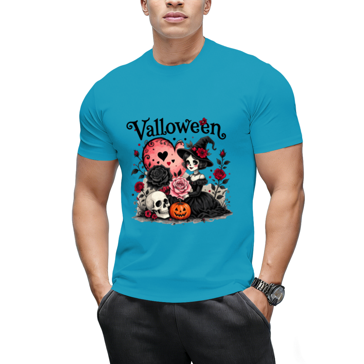Valloween Dark Romance Graphic T-Shirt
