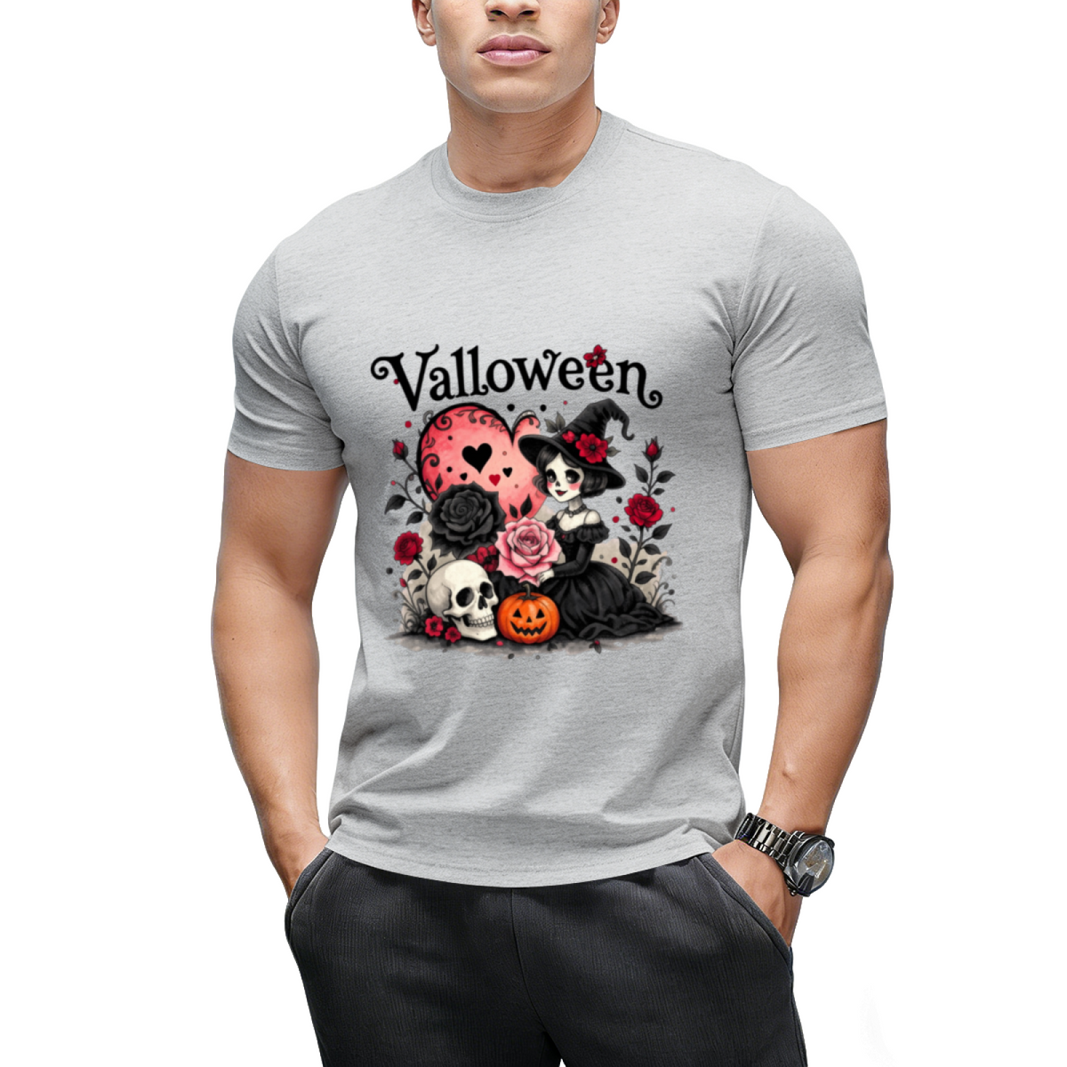 Valloween Dark Romance Graphic T-Shirt