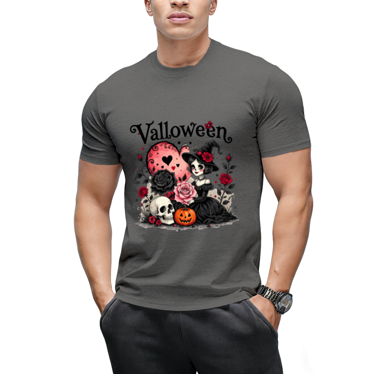 Valloween Dark Romance Graphic T-Shirt