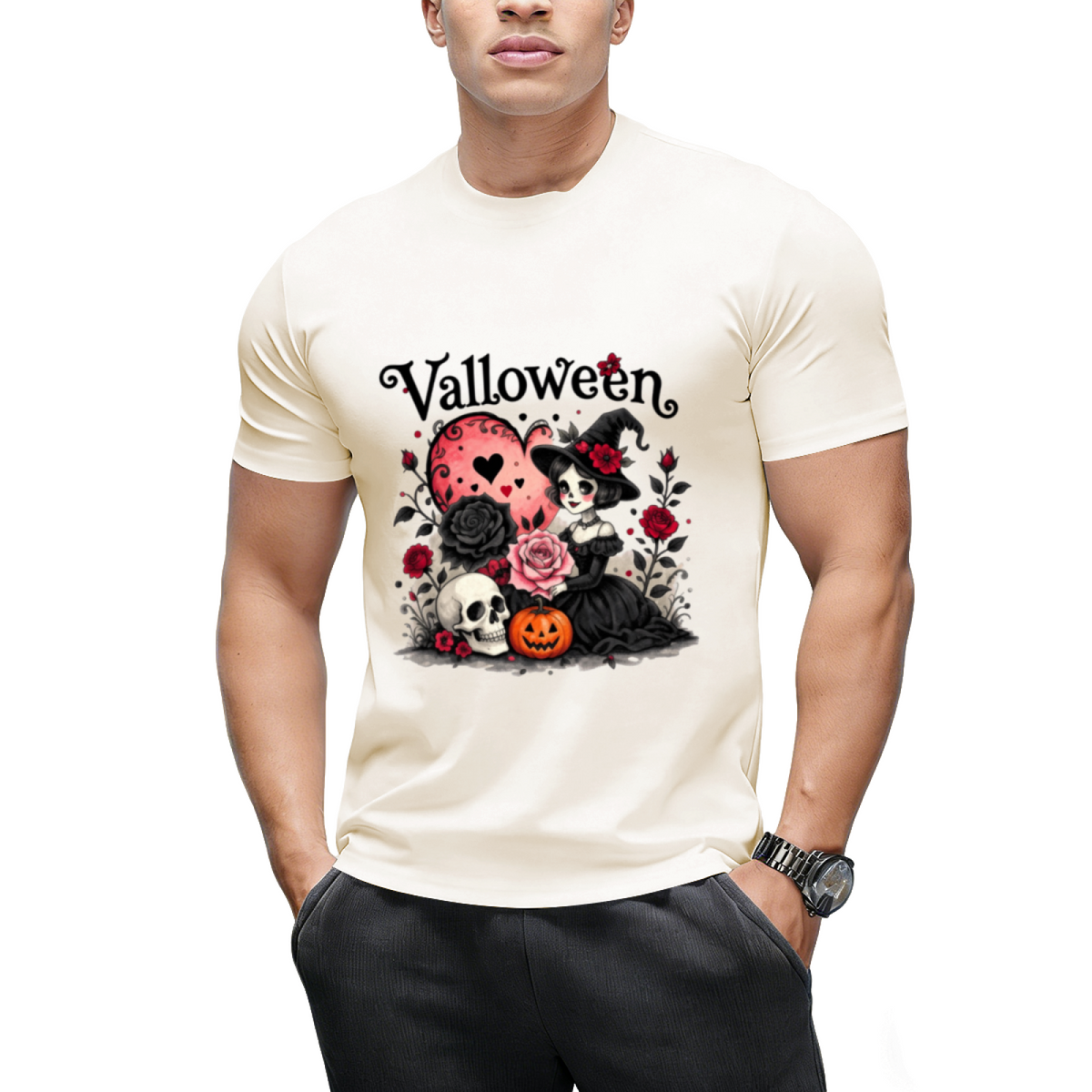 Valloween Dark Romance Graphic T-Shirt