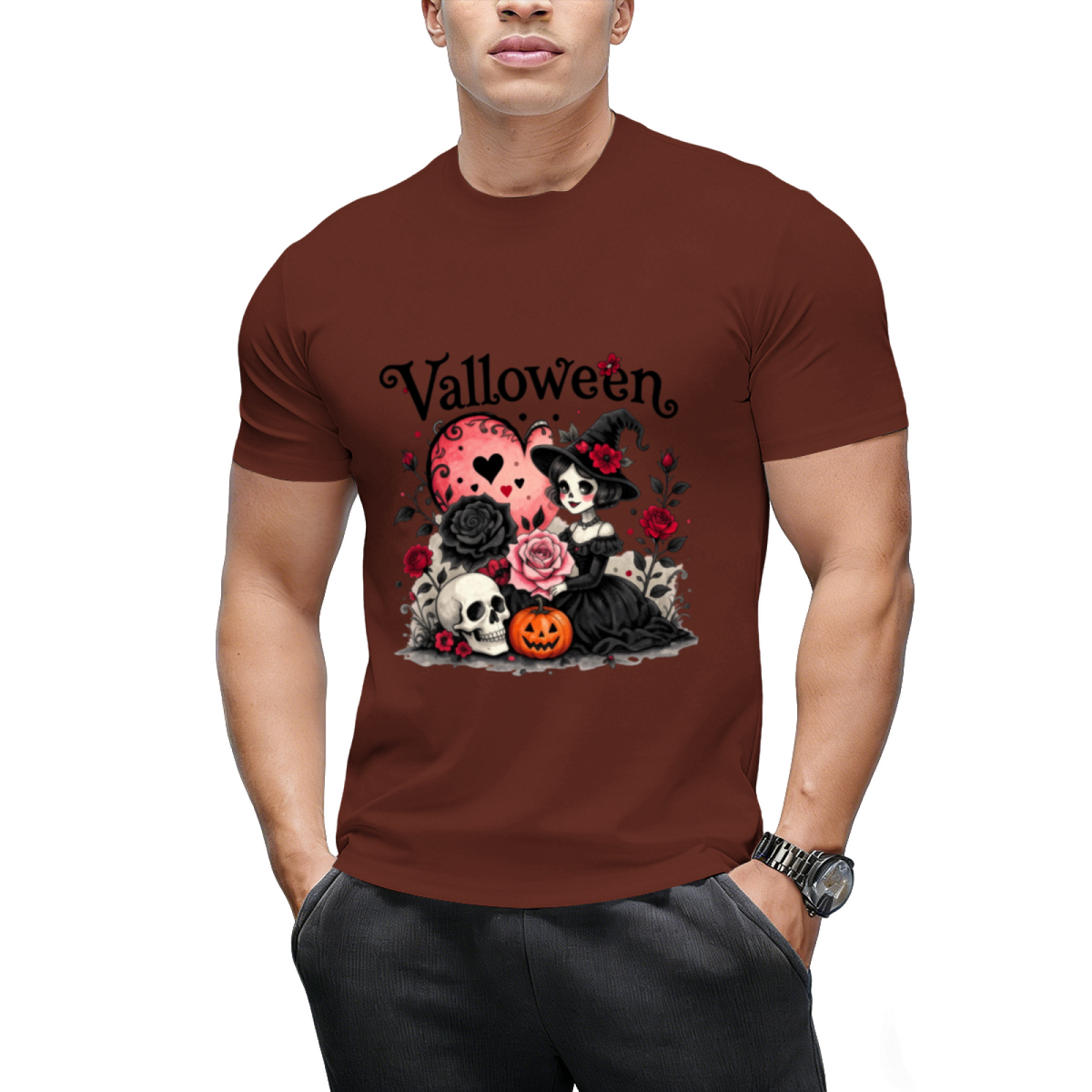 Valloween Dark Romance Graphic T-Shirt