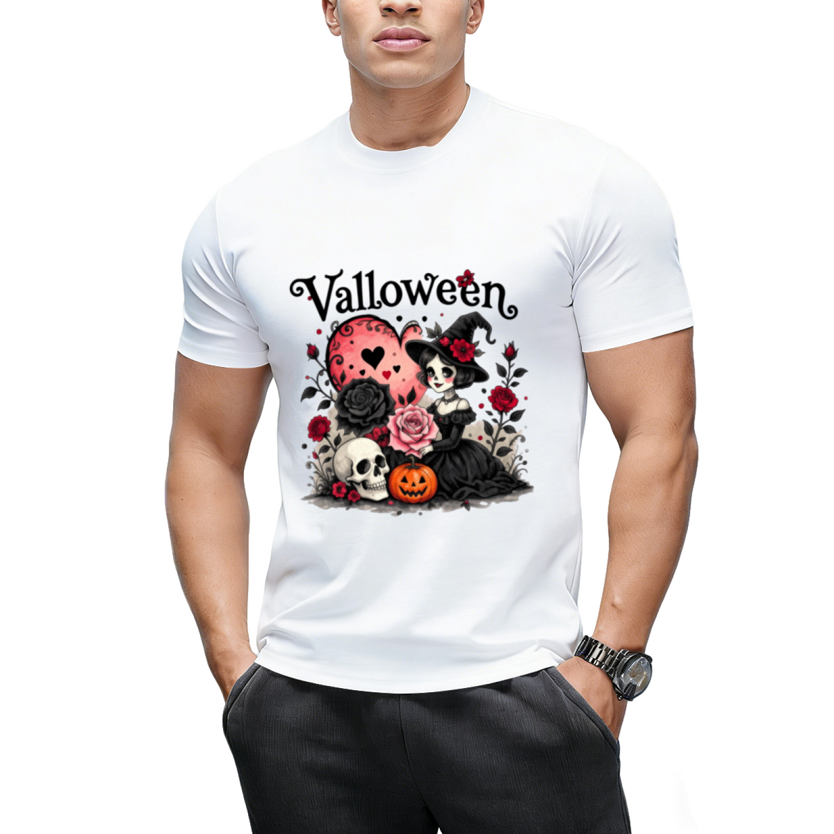 Valloween Dark Romance Graphic T-Shirt