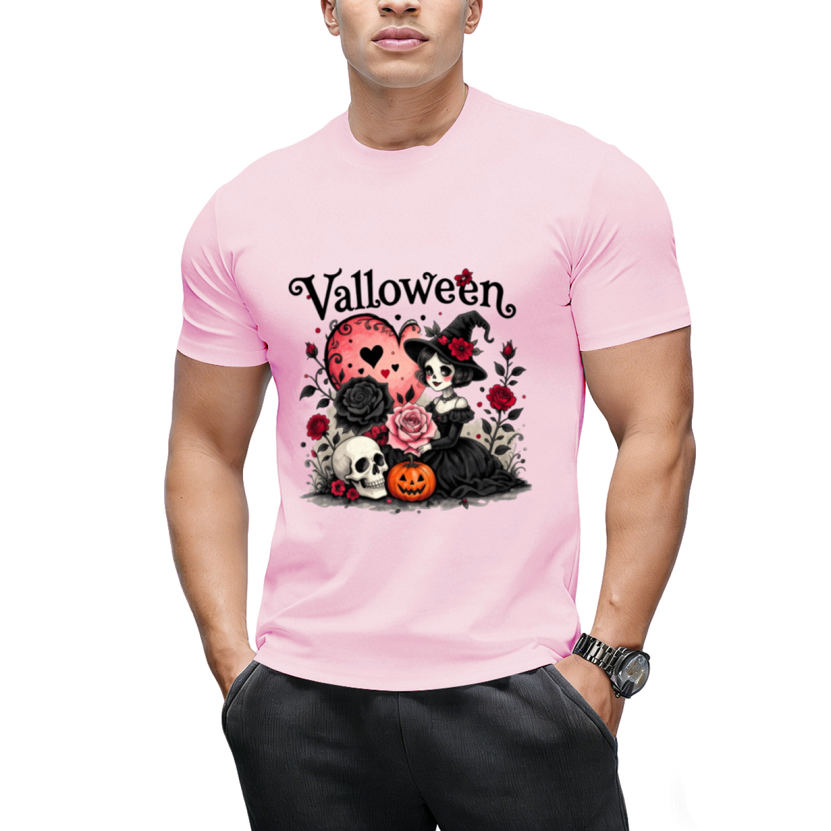 Valloween Dark Romance Graphic T-Shirt