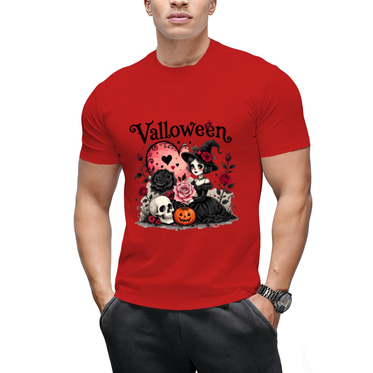 Valloween Dark Romance Graphic T-Shirt
