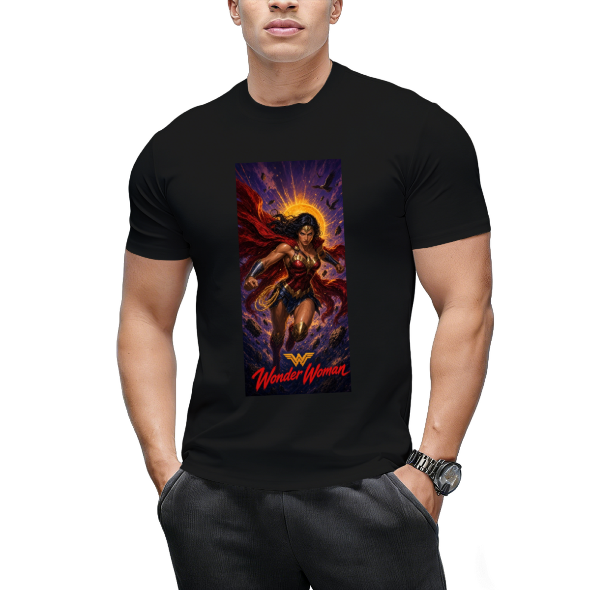 Golden Lasso Charge Men's T-Shirt for Fan Events