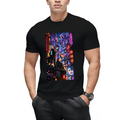 Cyberpunk Rooftop Duo Men's T-Shirt for City Outings