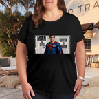 Classic Cape Newsprint Women's T-Shirt for Casual Wear