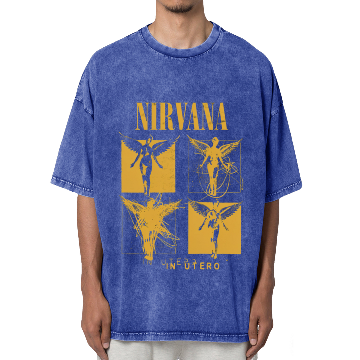 Nirvana In Utero Four Panel Washed Tee