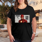 Scarlet Mask Newsprint Women's T-Shirt for Weekend Wear