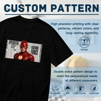 Scarlet Mask Newsprint Women's T-Shirt for Weekend Wear