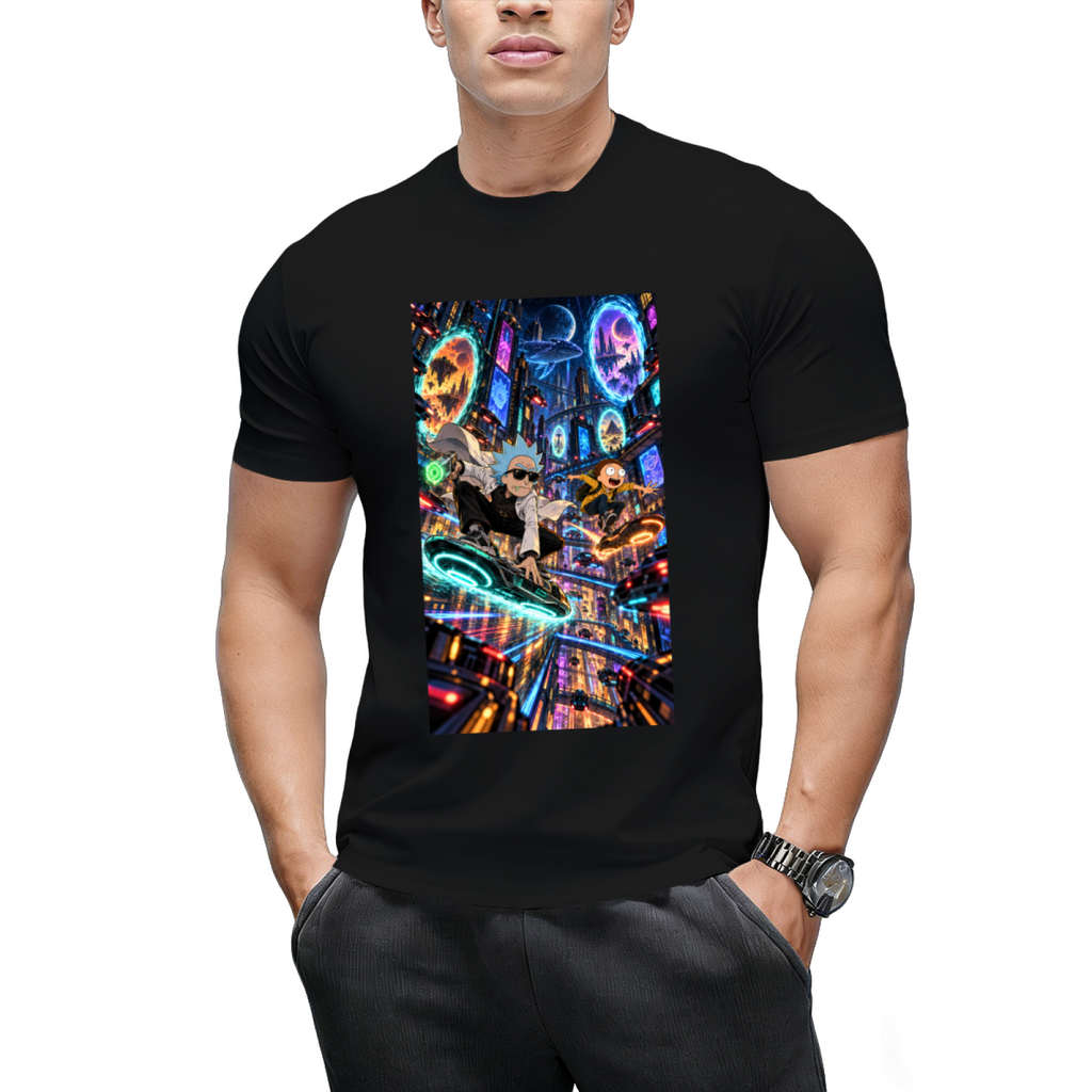 Portal Hoverboard Duo Men's T-Shirt for Festivals