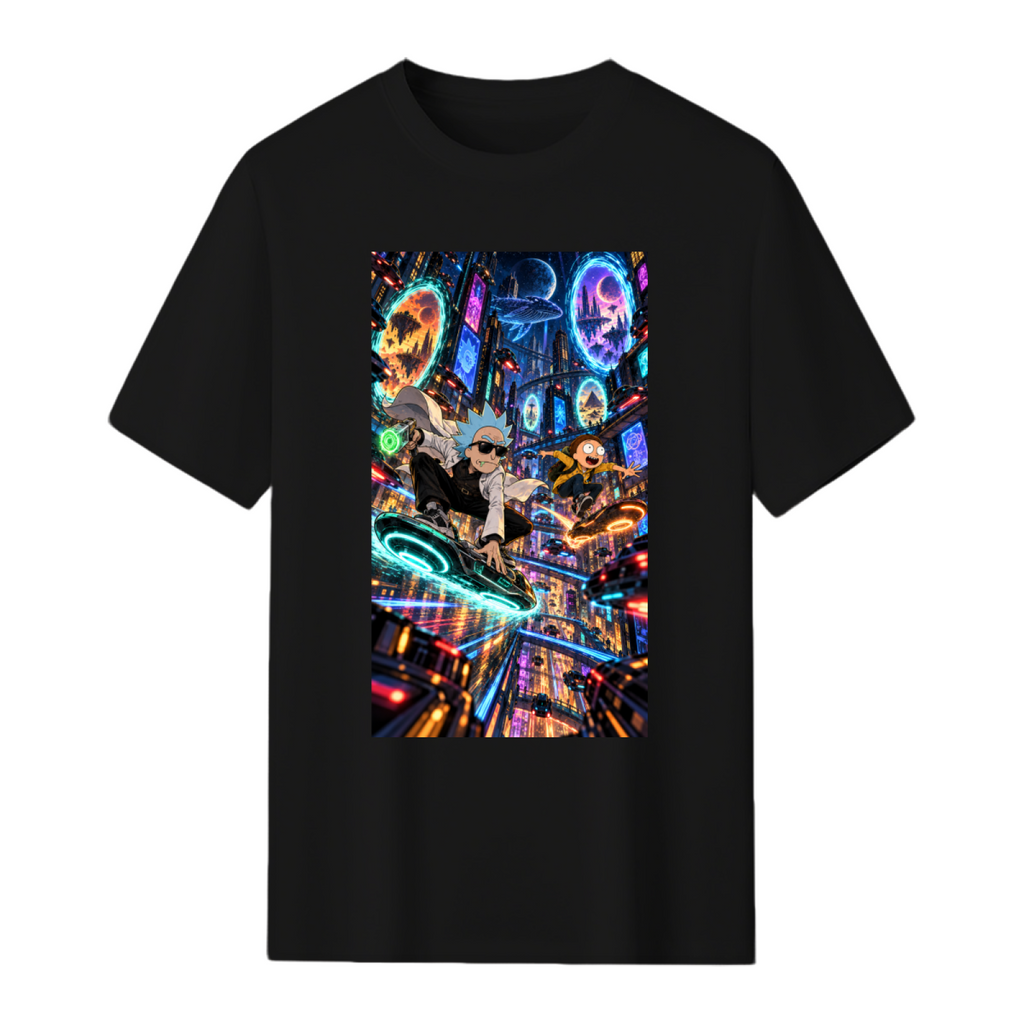 Portal Hoverboard Duo Men's T-Shirt for Festivals