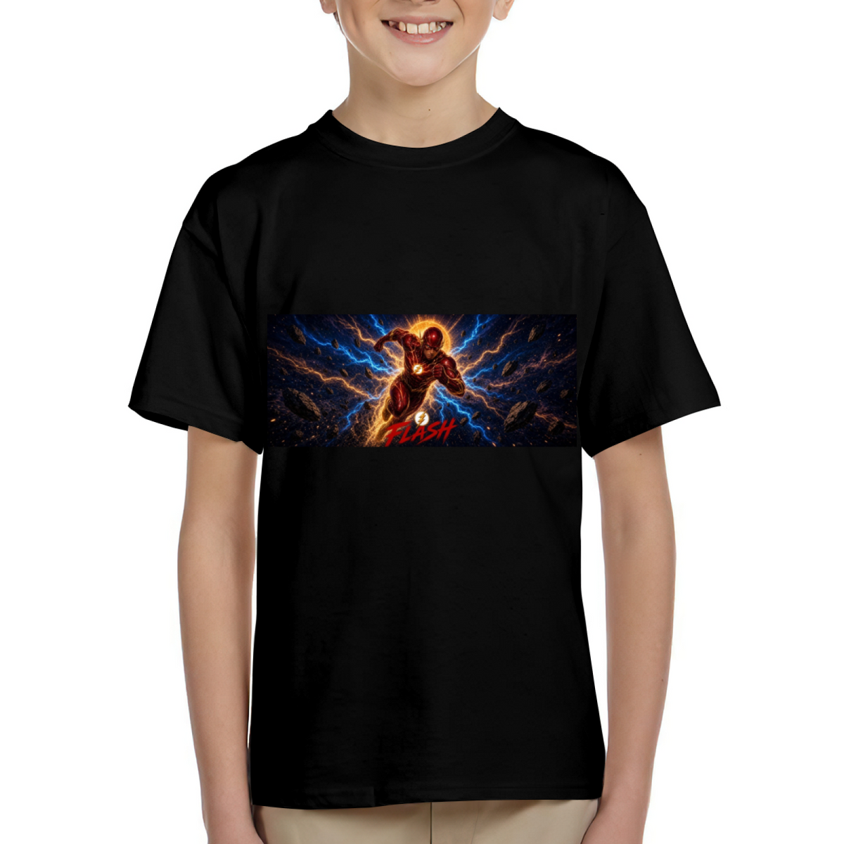 Thunder Trail Runner Kid's T-Shirt for Summer