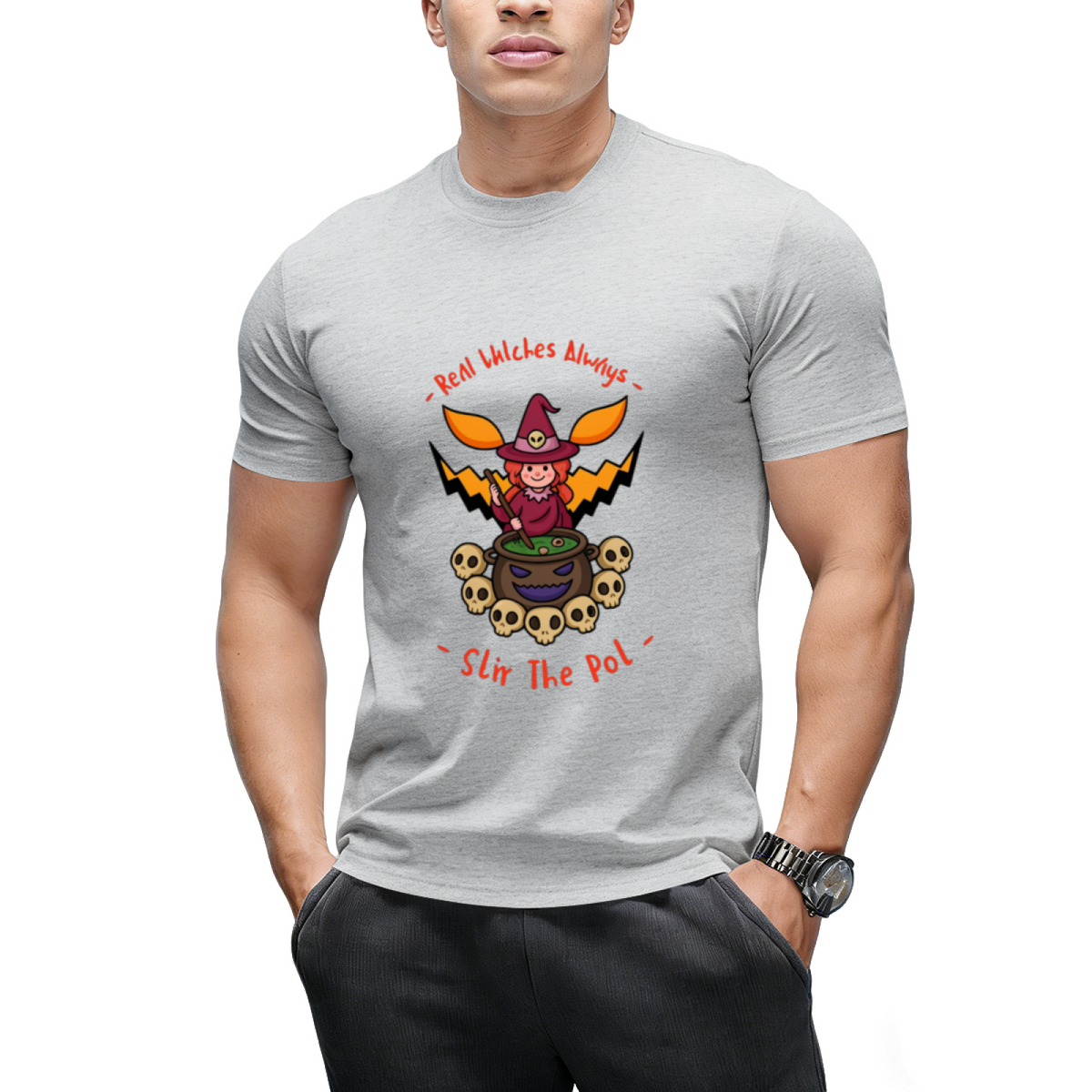 Real Witches Stir the Pot Graphic T-Shirt