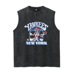Grateful Dead washed graphic tank top with Homage Yankees graphic
