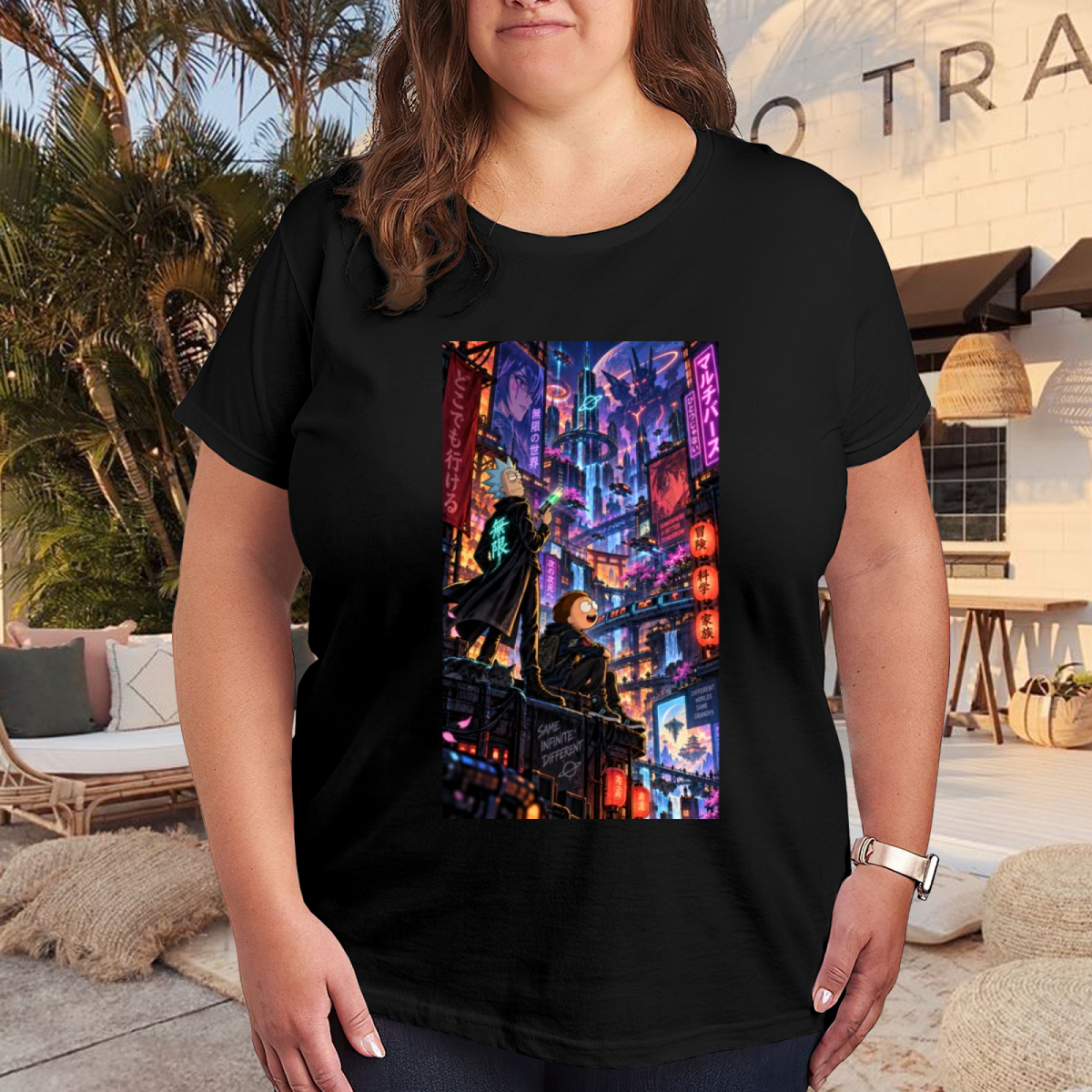 Rooftop Portal Watch Women's T-Shirt for Streetwear