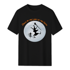 Moonlight Witch and Black Cat Graphic T-Shirt
