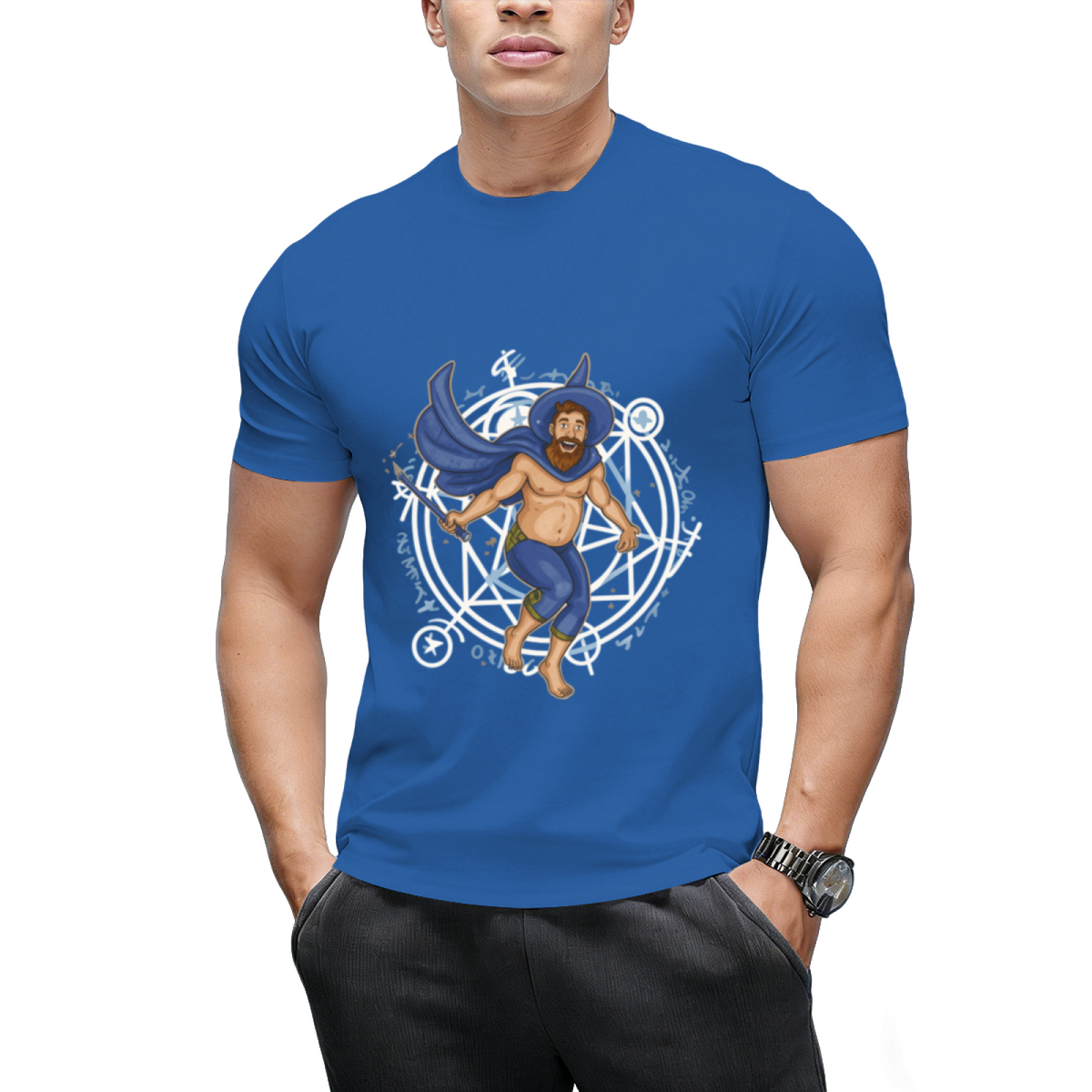 Witch Boy Sapphire Graphic T-Shirt