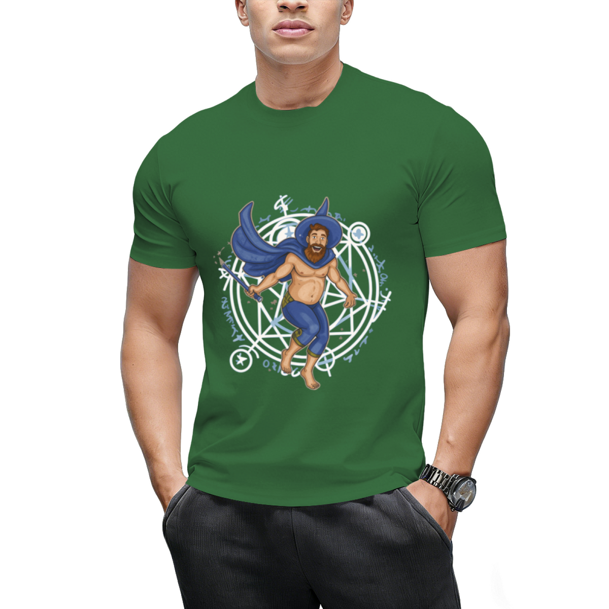 Witch Boy Sapphire Graphic T-Shirt