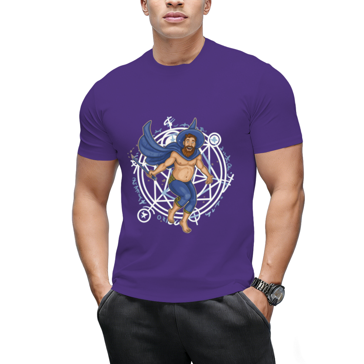 Witch Boy Sapphire Graphic T-Shirt