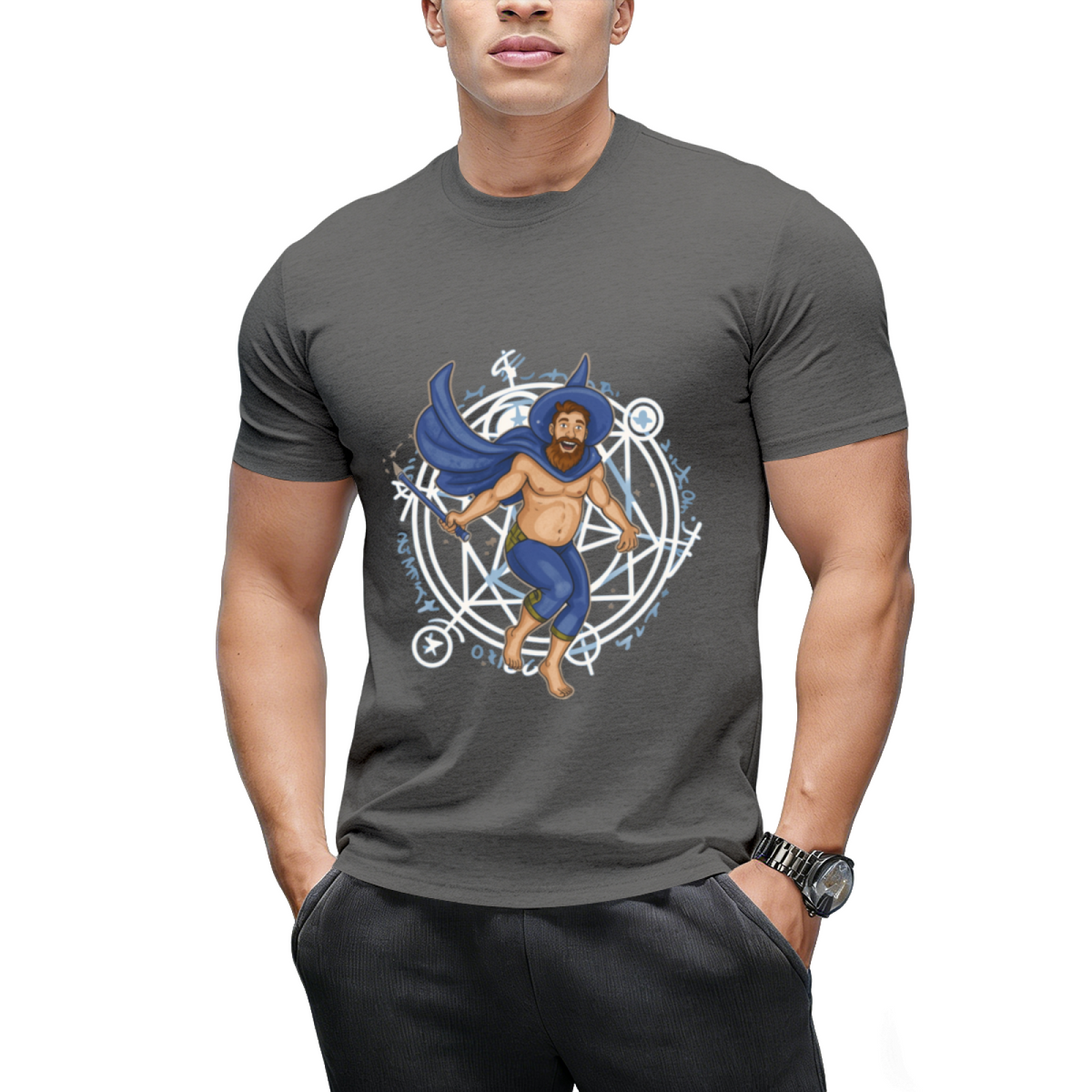 Witch Boy Sapphire Graphic T-Shirt