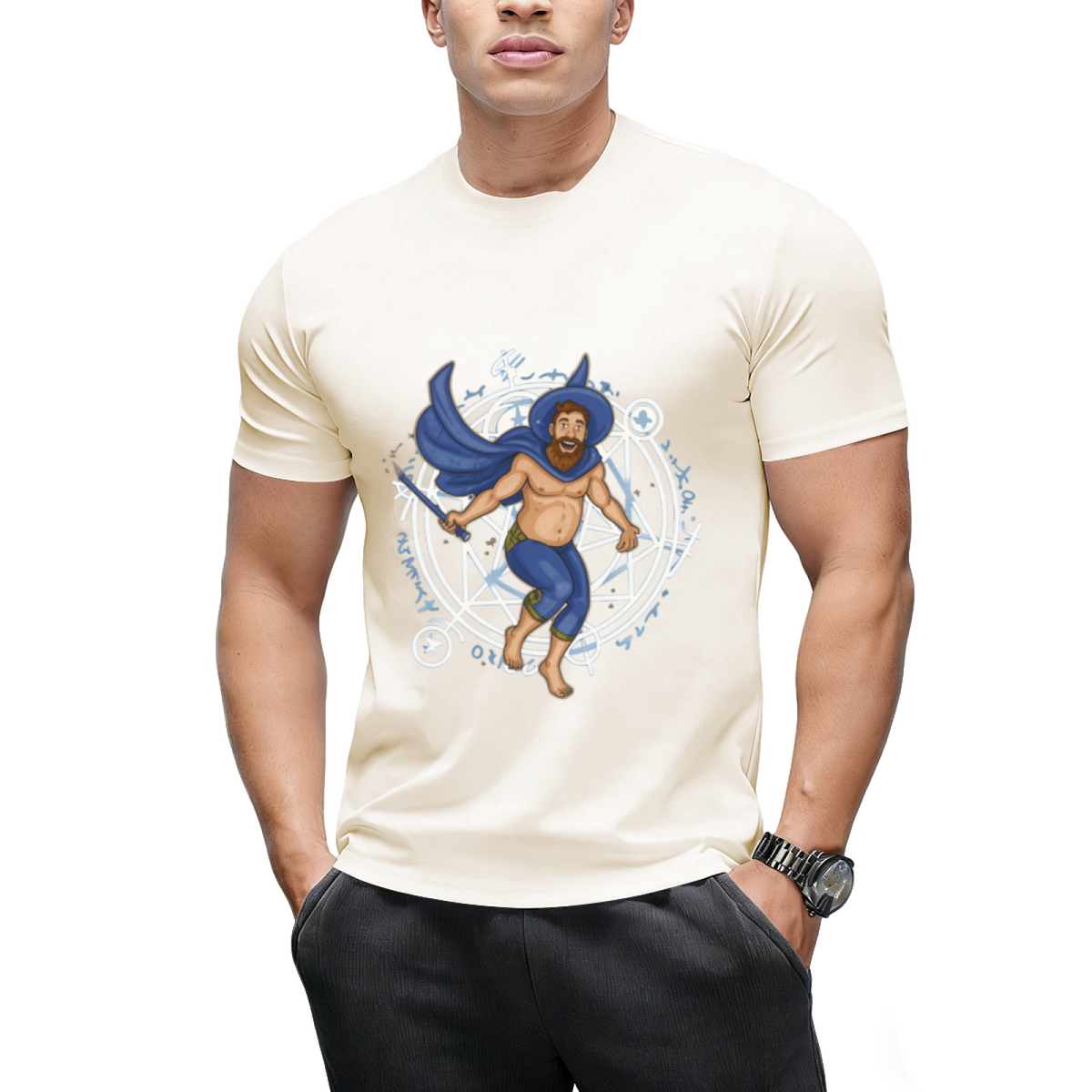 Witch Boy Sapphire Graphic T-Shirt