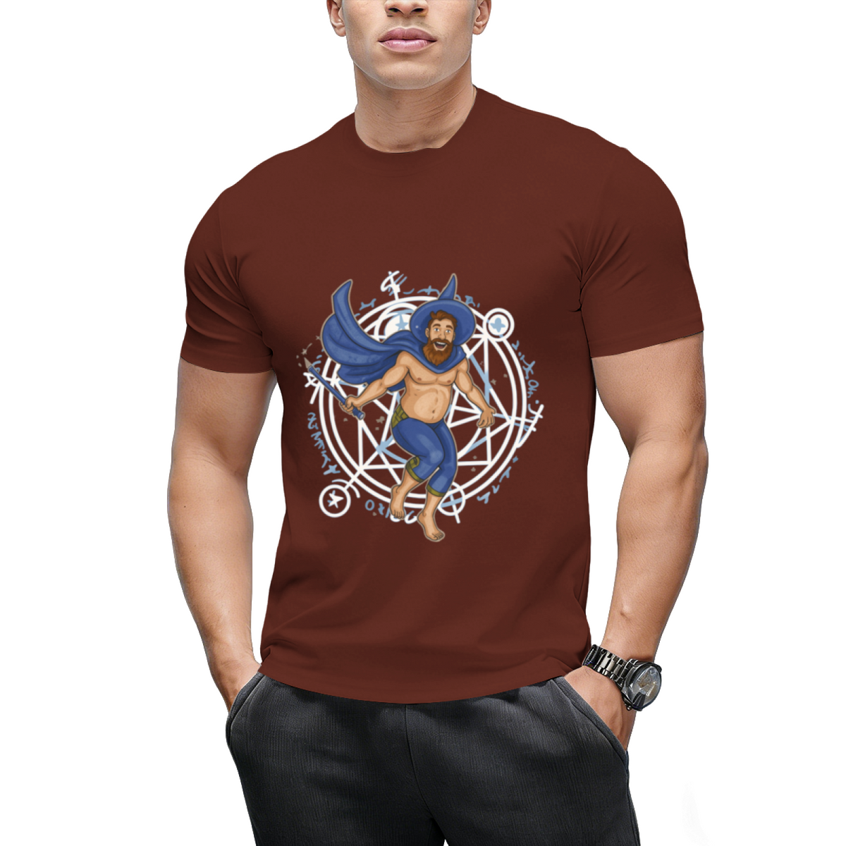 Witch Boy Sapphire Graphic T-Shirt
