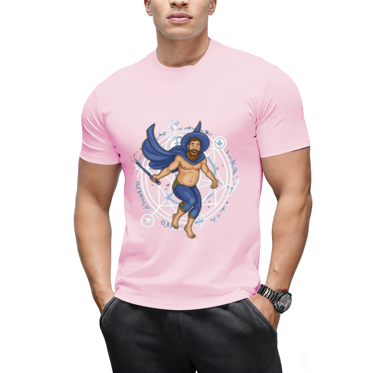 Witch Boy Sapphire Graphic T-Shirt