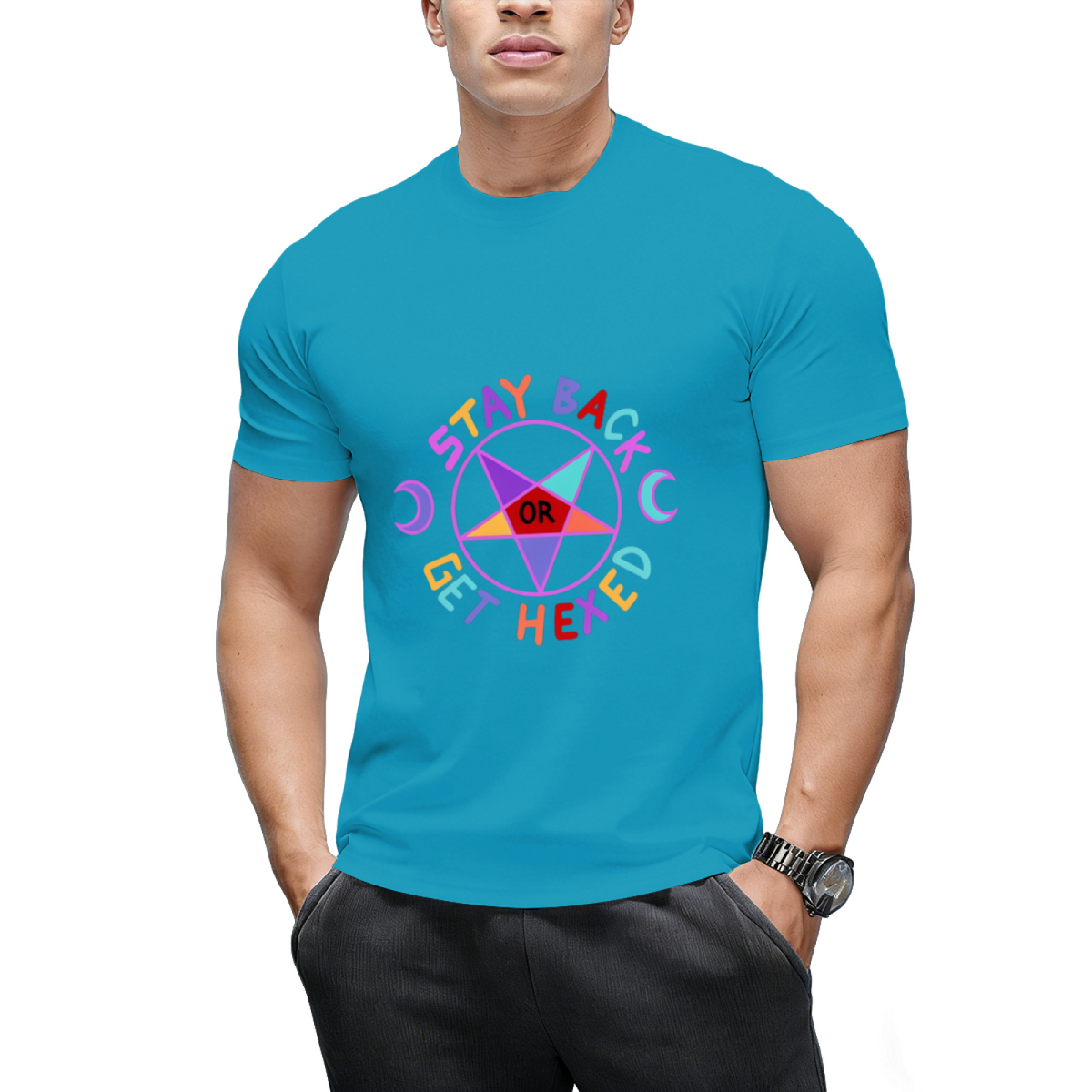 Stay Back or Get Hexed Graphic T-Shirt