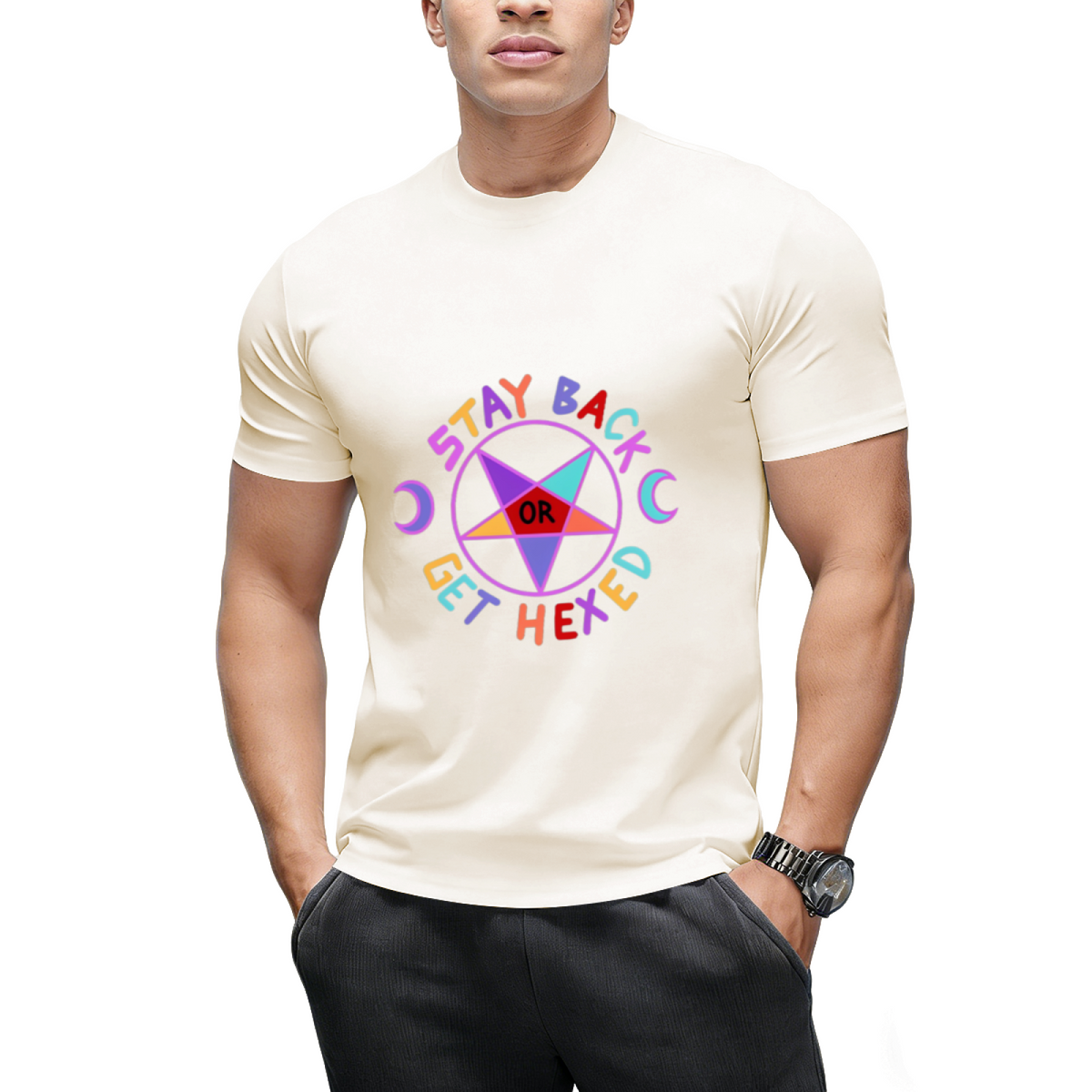 Stay Back or Get Hexed Graphic T-Shirt