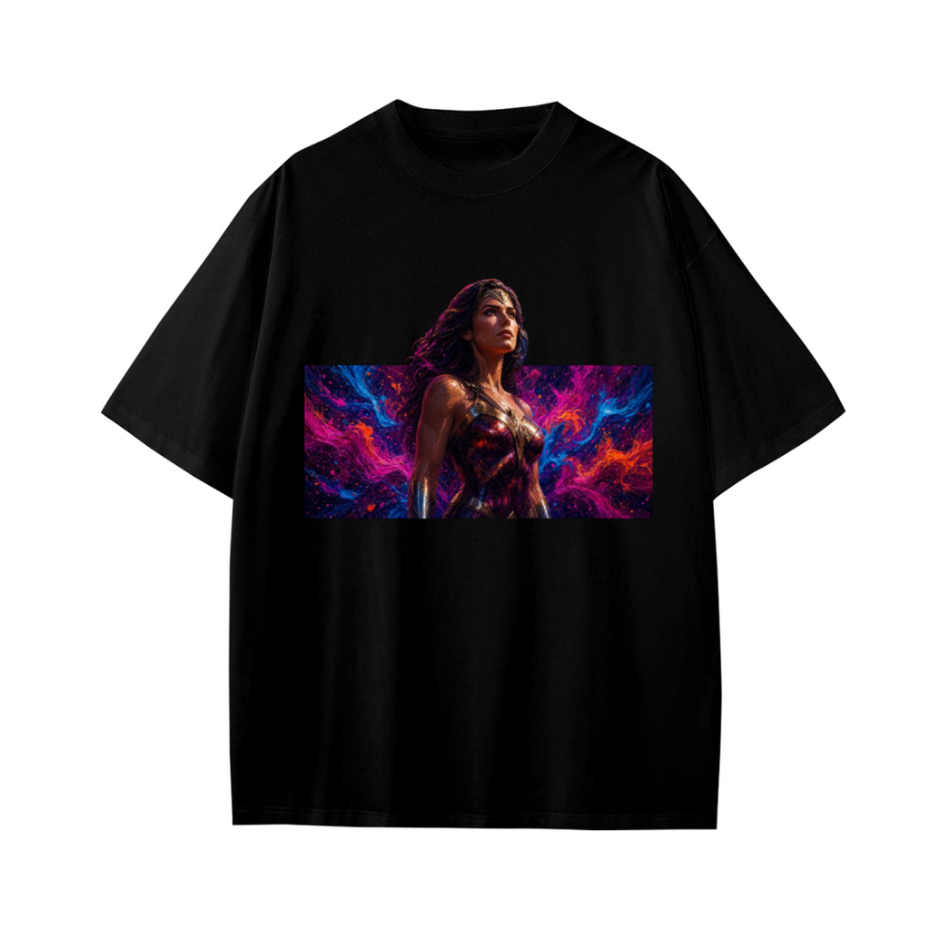 Prismatic Warrior Portrait Kid's T-Shirt for Nights Out