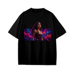 Prismatic Warrior Portrait Kid's T-Shirt for Nights Out