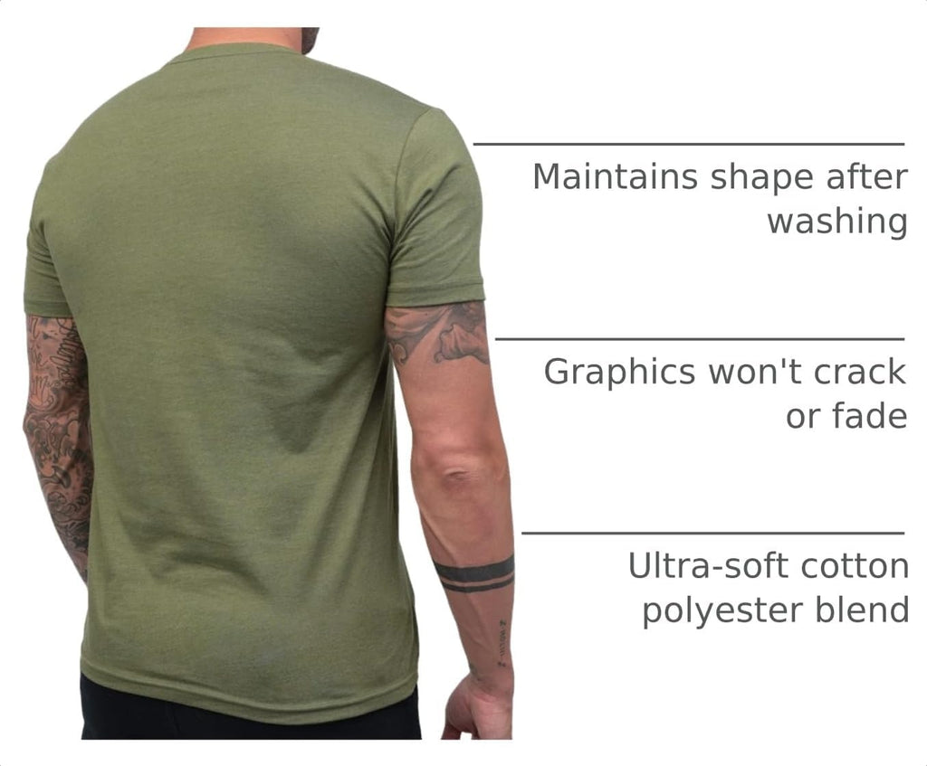 Overseer – Olive Green Men's Graphic T-Shirt
