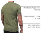 Overseer – Olive Green Men's Graphic T-Shirt