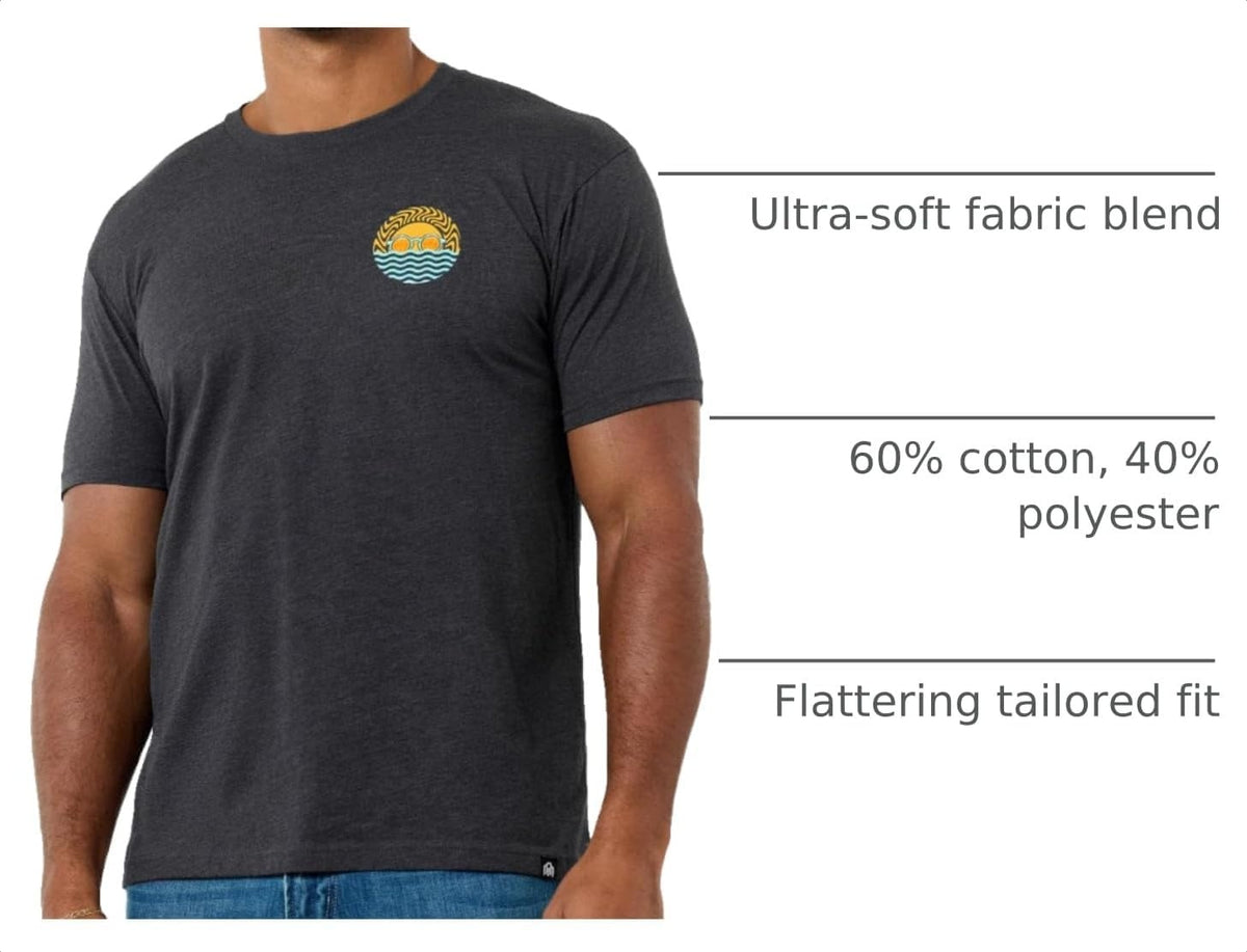 Wavy II Men's Graphic T-Shirt